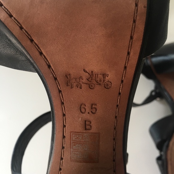 Black Coach Sandel 6.5 - Picture 3 of 8